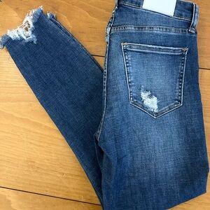 Pistola Blue Distressed Skinny Jeans
